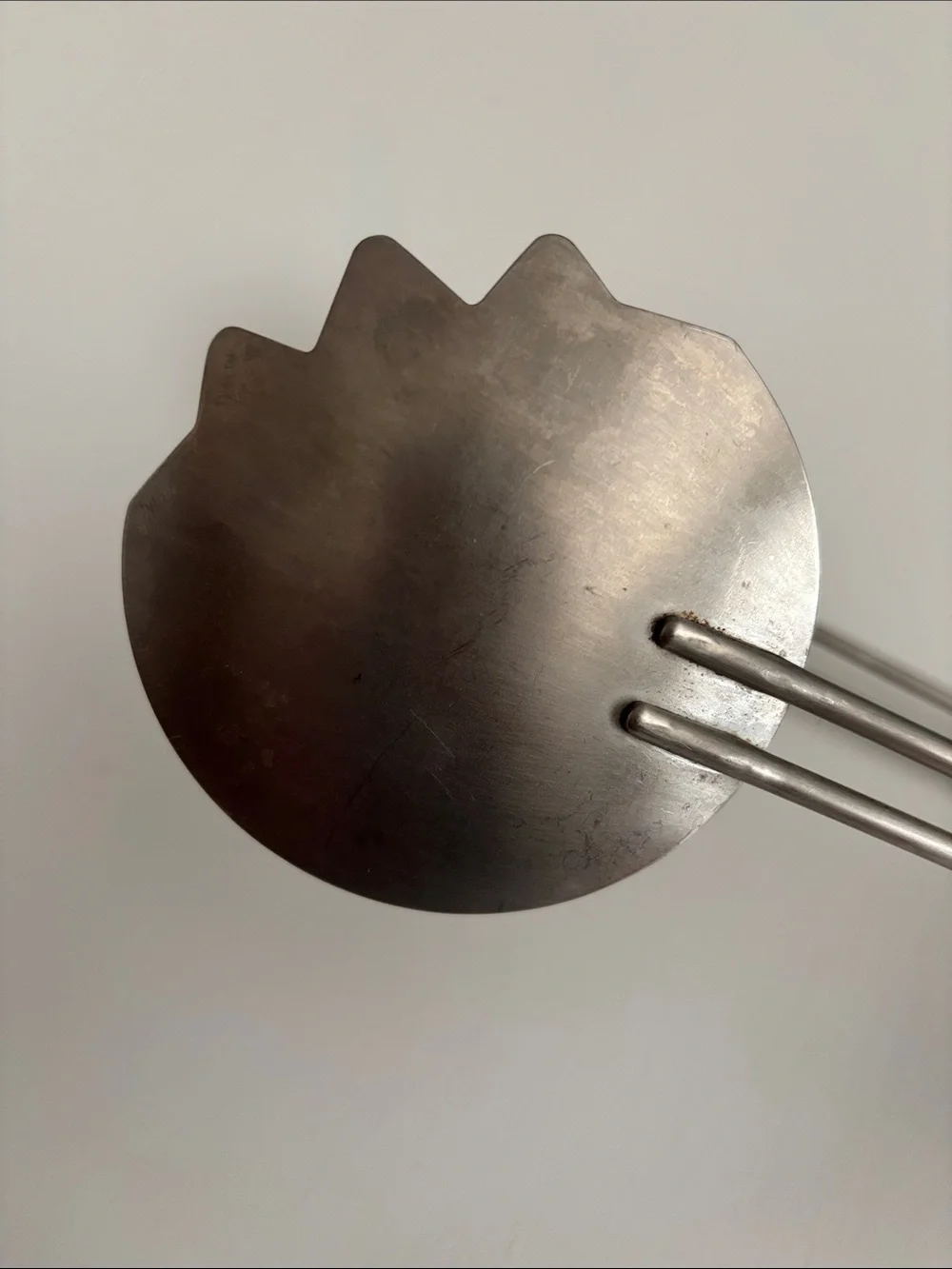 Adel Vintage MCM BBQ Grill Utensil Set Wood and Stainless Steel